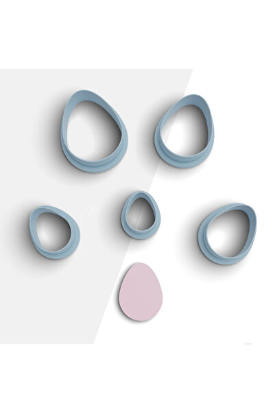 brocutters قالب قطع بوليمر كلاي على شكل بيضة، قالب حلق، قالب مجوهرات، قاطع ال...