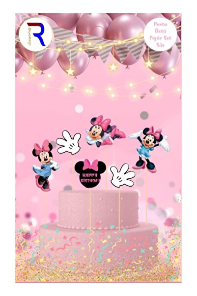 MFM طقم كيك تحت عنوان ميني ماوس مكون من 6 قطع