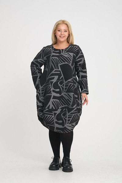 Zedd+ Plus 24635 Model Gray Dress