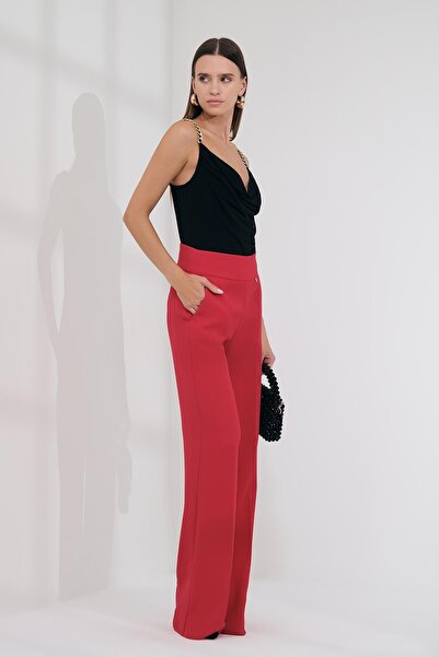 EXPLOSION Yüksek Bel Cepli Pantolon