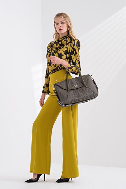 EXPLOSION Yüksek Bel Cepli Pantolon