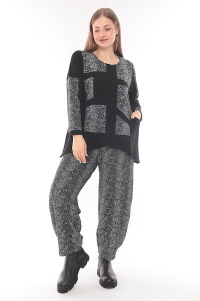 Zedd+ Plus Black Tunic - Model 23505