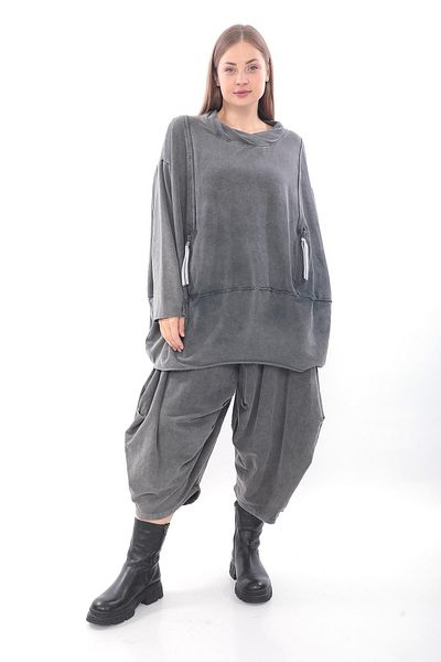 Zedd+ Plus 23655 Tunic - Stone Colored