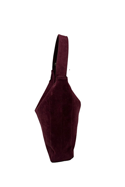 HBS DERİ SAPLI SÜET OMUZ GENİŞ ÇANTA