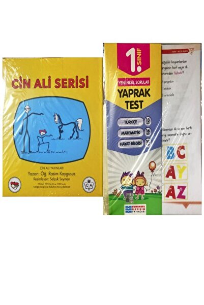 Özgün Yayınları Cin Ali Kitap Seti (10 Kitap Takım) + 1 Sınıf Yaprak Test