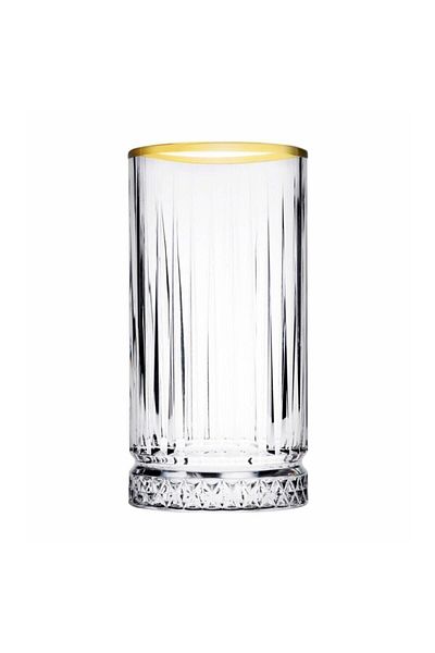 Paşabahçe Elysia Golden Touch 4-Piece Soft Drink Glass 450 Cc Orjin. Boxed