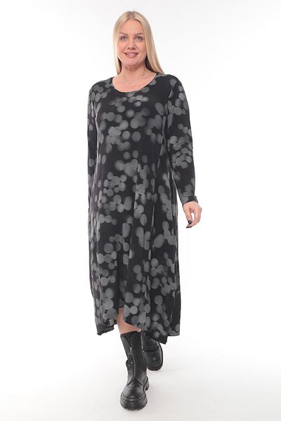Zedd+ Plus Black Dress - 23562-1 Model