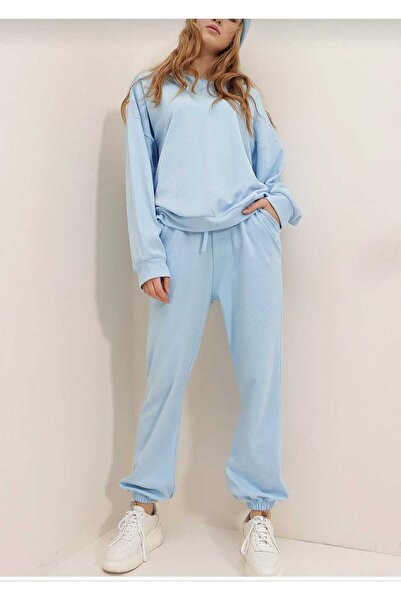 KOZİA OUTDOORS Σετ φούτερ Malkoçbey O Neck και Jogger Sweatpants