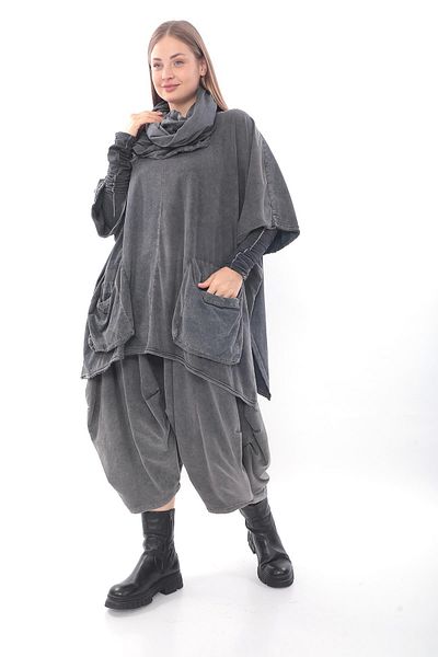 Zedd+ Plus 23727 Model Stone Color Trousers