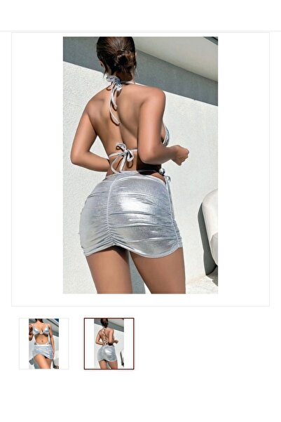 Nightlight Costum de bikini sexy din 3 piese pentru noapte