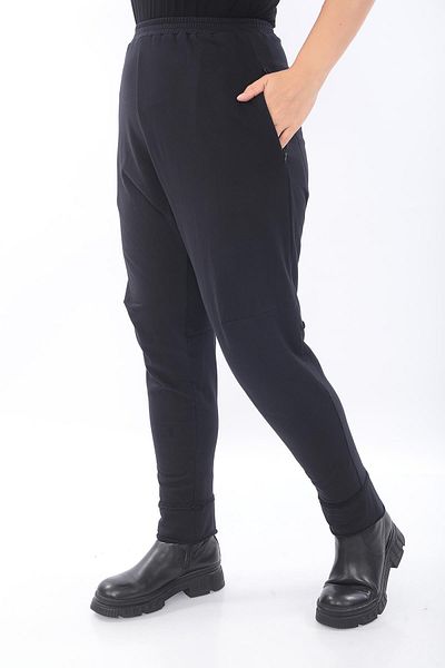 Zedd+ Plus Black Pants - 23678 Model