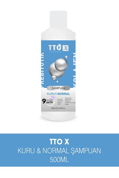 TTO Collagen and Prebiotic X Shampoo for Dry and Normal Hair