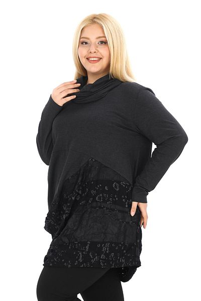 Zedd+ Plus 24596 Model Anthracite Tunic