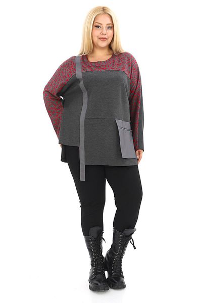 Zedd+ Plus 24538 Model Red Tunic