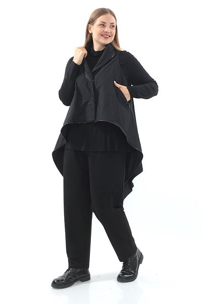 Zedd+ Plus Black Vest - 23578 Model