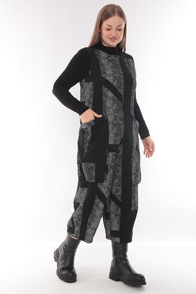 Zedd+ Plus Black Jumpsuit - 23510 Model Jumpsuit
