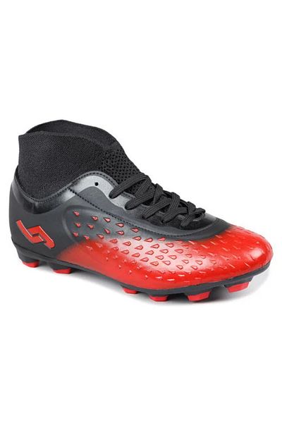 Jump 29672 Ghete de fotbal Astroturf Pantofi de fotbal Negru Roșu