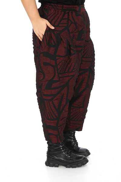 Zedd+ Plus 24631 Model Burgundy Trousers