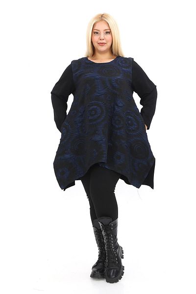 Zedd+ Plus Blue Tunic - 24676 Model