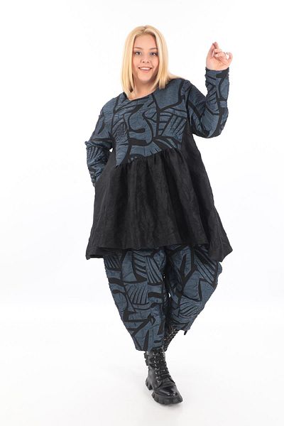 Zedd+ Plus 24620 Model Indigo Tunic