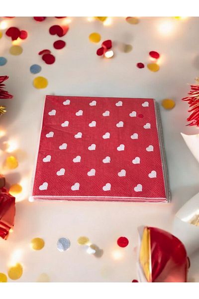 store trend Pack of 20 Patterned Special Day Paper Napkins 32 X 32 cm