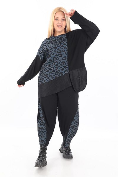 Zedd+ Plus 24657 Tunic - Blue