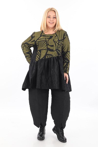 Zedd+ Plus 24620 Model Green Tunic