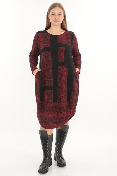 Zedd+ Plus 23500 Model Red Dress