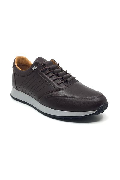 Taşpınar Ayakkabı 100% Leather Orthopedic Men's Daily Summer Smart Lace-Up Shoes 40-44