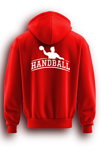 TOP GLORY Суитшърт с качулка и щампа за хандбал - 3 въжета, Handbal Sweat HENT95002