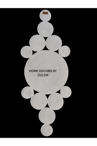 home decors by özlem Wicker Decorative Cover - Kitchen and Living Room Presentation, Coffee Table Console Cover - 82X30Cm