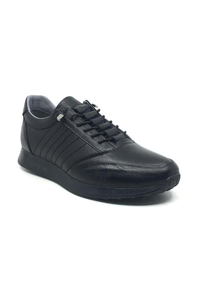 Taşpınar Ayakkabı 100% Leather Orthopedic Men's Daily Summer Smart Lace-Up Shoes 40-44