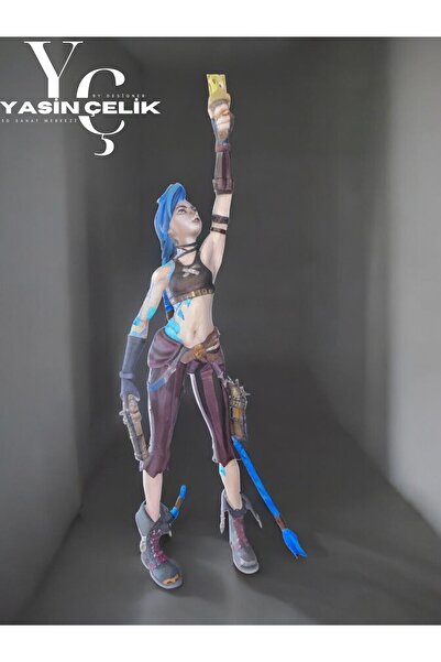 By Designer Yasin Celik Arcane Jinx Oyun Karakteri