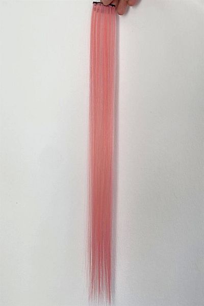 Jelen Aksesuar Pink Snap Hairpiece 50cm Snap and Remove Hair