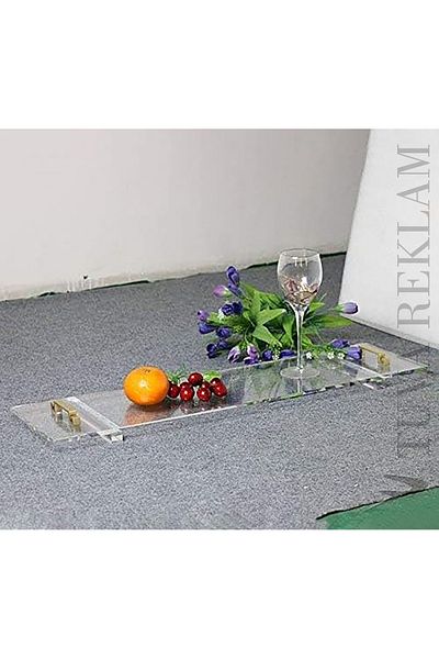 TUVAREKLAM Tuva Ad Transparent Plexiglass New Generation Bath Tray (Multiple Color Options)