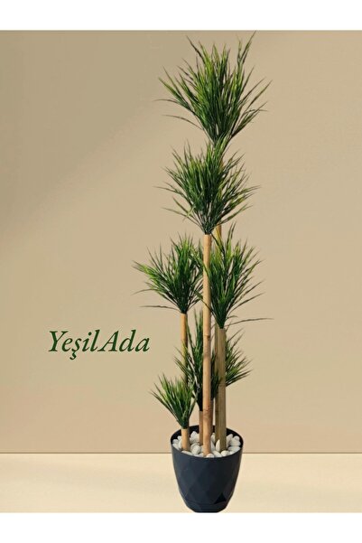 YEŞİLADA Yapay Püskül Ağacı 1.35 Metre Boyunda Bambu Gövdeli Püskül Ağacı