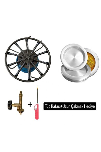 Metler Döner Başlıklı Künefe Ocağı 38Cm +2 Adet Künefe Tepsisi38 Cm Künefe - Balık - Su Böreği Pişirme