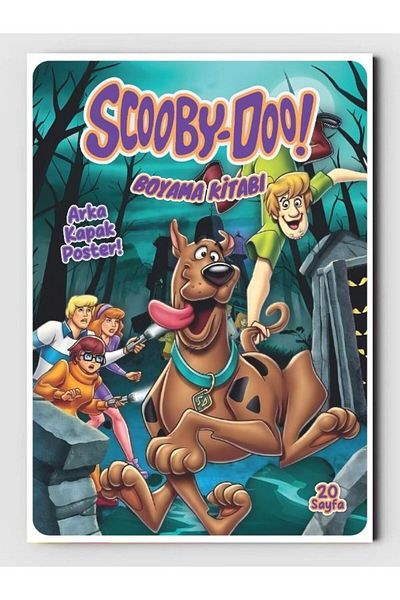 ZNC Βιβλίο ζωγραφικής Scoobyy Doo (20 πλήρεις σελίδες), (Αφίσα )
