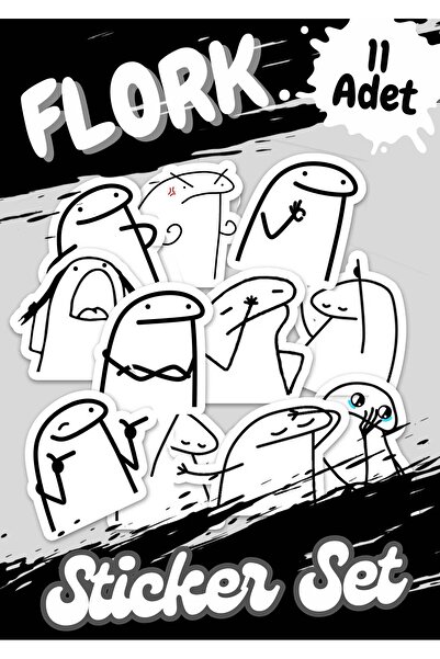 One Little Happiness Set de autocolante imprimate Flork Laptop Tablet Telefon...