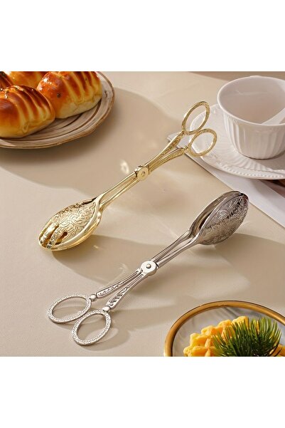 CHANCE GİFT Serving Tongs Salad Spoon Serving Presentation Spoon Tableware Presentation Spoon (1 Pcs)
