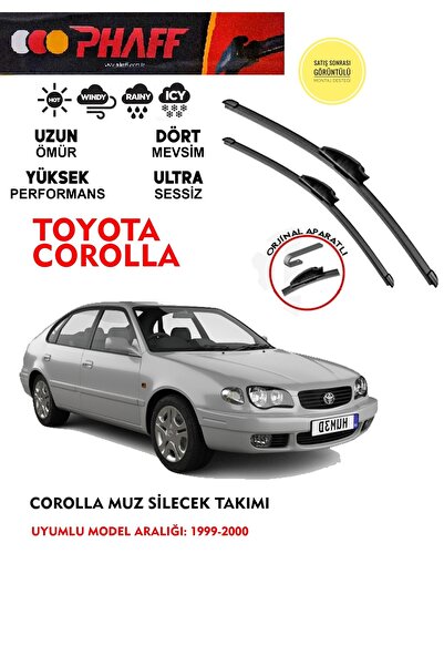 DuoLight Toyota Corolla Uyumlu Terrasilecek Takımı 14 16 Motor Araca Özel Apa...