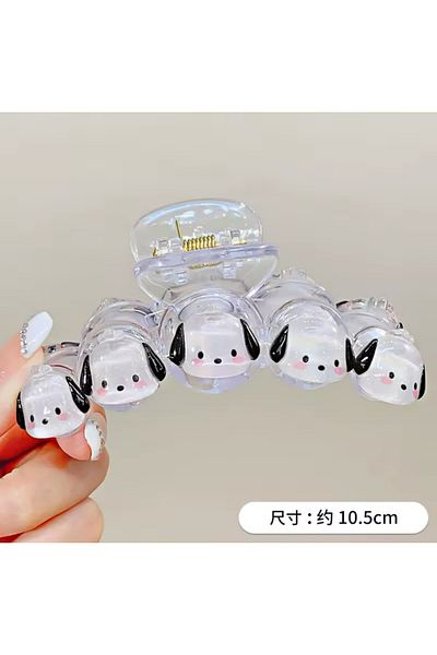 synshop Kawaii Sanrio Pochacco Câine Dimensiune mare XL cu clemă pentru zăvor Coc de păr Cataramă Femei Adolescentă Cadou