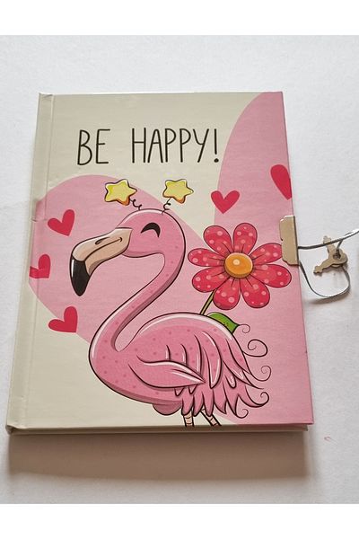 Modellino Locked Keepsake Book A5 Size Hard Cover Onas 48 Sheets / 96 Sheets - Cover Pattern Optional