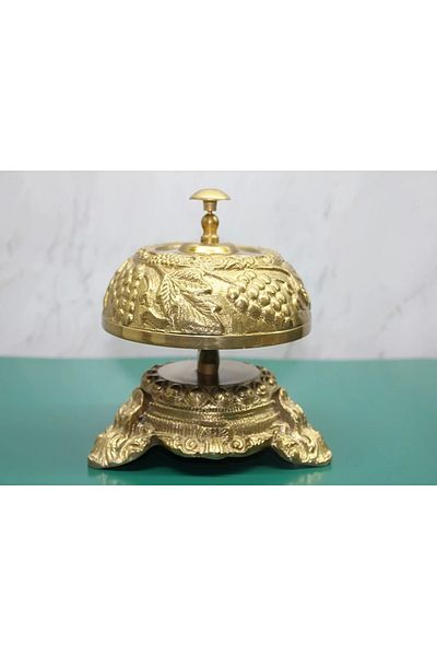 Belle Fusion Brass Table Top Bell 12280