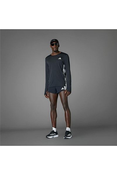 adidas Adizero L Tee m Men's Black T-Shirt Jd3638