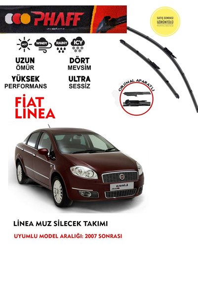 PHAFF FİAT LİNEA MUZ SİLECEK TAKIMI 2014 MODEL ARACA ÖZEL