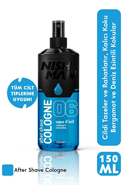NISHMAN 06 Aqua D'asil Tıraş Kolonyası / Special Edition 150 Ml