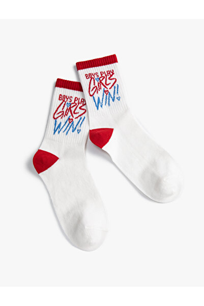 Koton Чорапи с бродирани лозунги