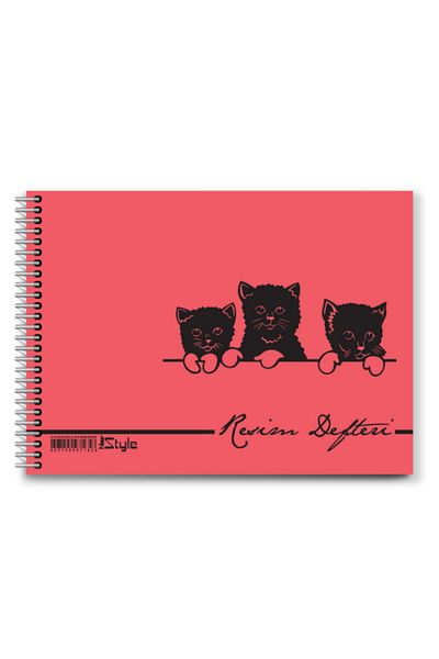 Glanart 35X50 Picture Notebook Plastic Cover 25 Sheets with Pick-Up Trace Textured Surface Newstyle 1 Piece Pink