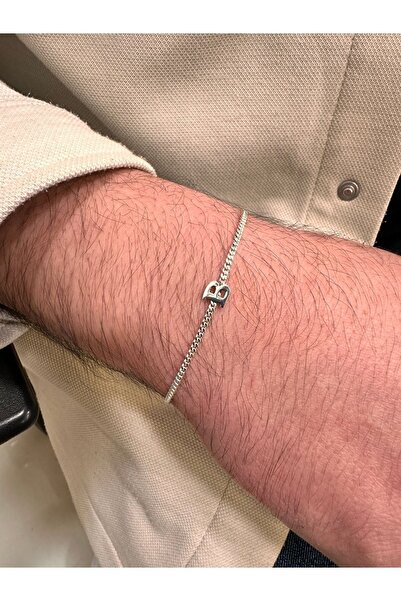 NFS GÜMÜŞÇÜLÜK 925 Ayar Gümüş Özel Harfli Unisex Bileklik